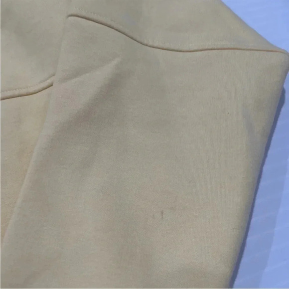 KATHMANDU Hooded Sweatshirt Unisex Size Medium butter Yellow Cotton Blend Soft - Picture 8 of 9